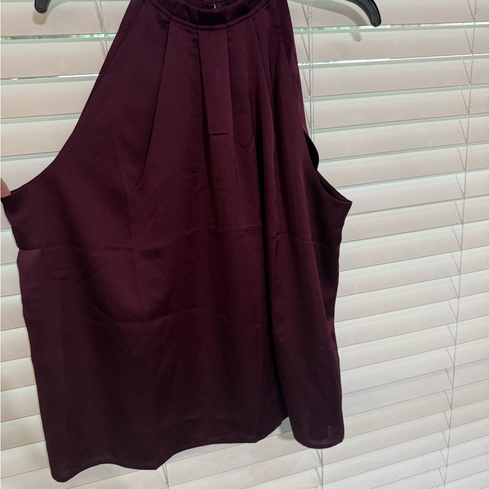 Ann Taylor Deep Burgundy Top
